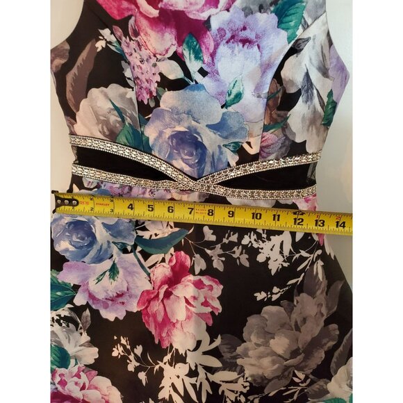 Xtraordinary kids girls dress size 12 zipper closure floral - Picture 6 of 9